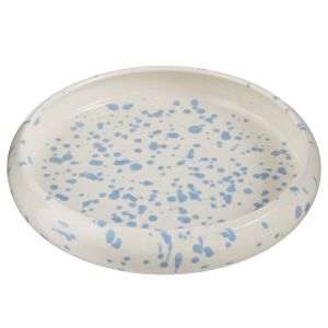 BOOGY SPLASH - πιάτο κεραμικό ζυμαρικών, γαλάζιο