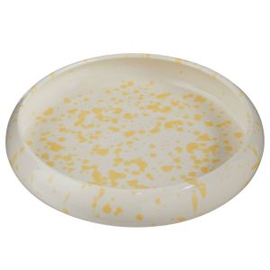 BOOGY SPLASH - πιάτο κεραμικό ζυμαρικών, κίτρινο