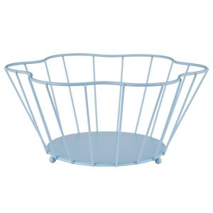 BLOOMING - καλάθι αποθήκευσης μεταλλικό, γαλάζιο