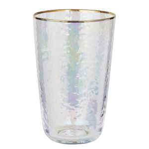 SMERALDA - ποτήρι με χρυσό φινίρισμα, 530ml