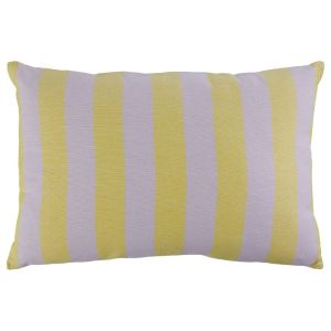 SPRING VIBES - μαξιλάρι ριγέ 40x60 cm, μωβ-κίτρινο