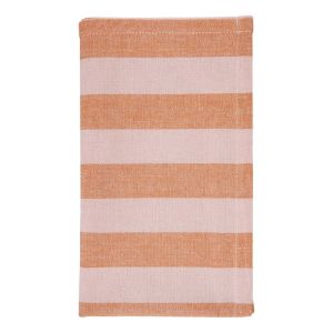 SPRING VIBES - πετσέτα κουζίνας 50x66 cm, πορτοκαλί ριγέ