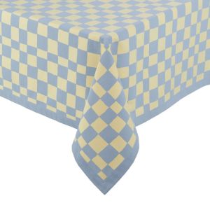 CHECKER STYLE - τραπεζομάντηλο καρό βαμβακερό  250x160cm