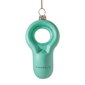 HANG ON - διακοσμητικό γυάλινο "Amorelie", τιρκουάζ