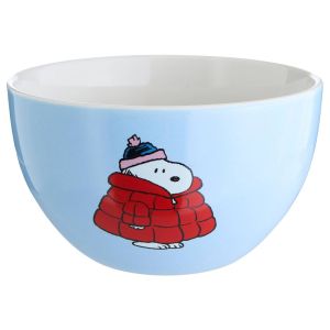 PEANUTS - μπολ από πορσελάνη 600 ml, γαλάζιο