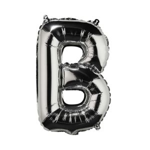 UPPER CLASS - μπαλόνι ασημί "B"