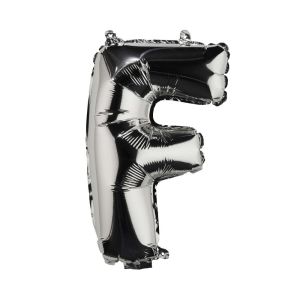 UPPER CLASS - μπαλόνι ασημί "F"