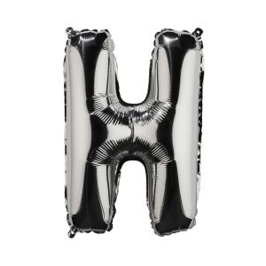 UPPER CLASS - μπαλόνι ασημί "H"