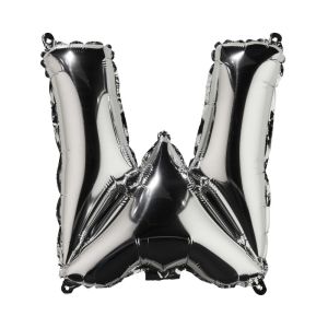 UPPER CLASS - μπαλόνι ασημί "W"