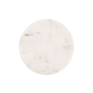 MARBLE - σουβέρ Δ 10cm λευκό