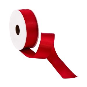 SATIN - κορδέλα 5m x 25mm κόκκινη