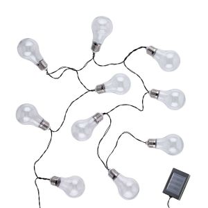 SUNLIGHT - αλυσίδα με διάφανες λάμπες LED, ηλιακής ενέργειας