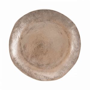 BANQUET - διακοσμητική πιατέλα 32cm, χάλκινη