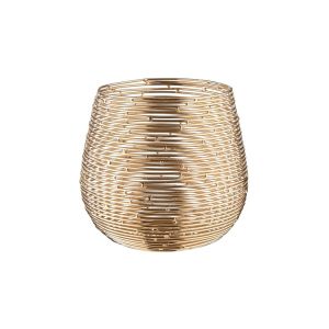 TWINE LIGHT - κηροπήγιο για ρεσό 12,5cm, χρυσό