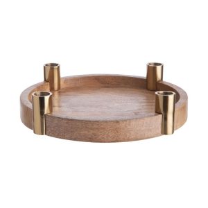 ACACIA - πιατέλα Δ 26cm με 4 κηροπήγια