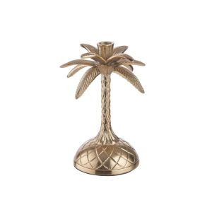 GOLDEN NATURE - κηροπήγιο, φοίνικας 23cm