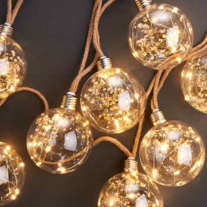 BULB LIGHTS - LED φωτεινή αλυσίδα με λάμπες  και διακοσμητικά