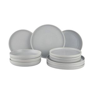 CASA NOVA - σετ σερβίτσιο 12 τεμαχίων γκρι
