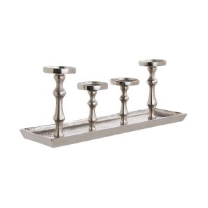 BANQUET - δίσκος με 4 κηροπήγια 52cm