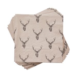 APRES - χαρτοπετσέτα από ανακυκλωμένο χαρτί με μοτίβα ελαφιών