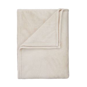 LAZY DAYS - κουβέρτα φλις, μπεζ, 150x200 cm