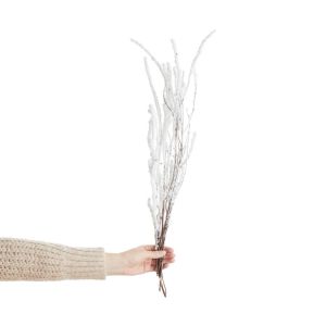 FLOWER MARKET - σημύδα αποξηραμένη 70cm, καλυμμένη με χιόνι