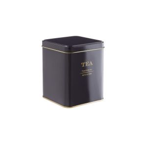 TIN TIN - κουτί μεταλλικό για τσάι, ανθρακί