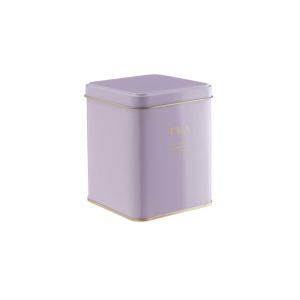 TIN TIN - κουτί μεταλλικό για τσάι, λιλά