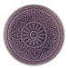 SUMATRA - πιάτο Δ21cm, μωβ