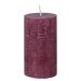 RUSTIC - κερί Δ6,8x13cm, μπορντό