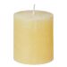 RUSTIC - κερί Δ6,8 x 8 cm, κίτρινο