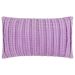 RIPPED VELVET - μαξιλάρι 30x50cm, λιλά