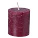 RUSTIC - κερί Δ6,8 x 8 cm, σκούρο κόκκινο