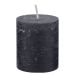 RUSTIC - κερί Δ6,8 x 8 cm, μαύρο