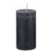 RUSTIC - κερί 6,8x13cm, μαύρο