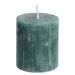 RUSTIC - κερί 6,8x8 cm, πράσινο σκούρο