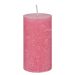 RUSTIC - κερί 6,8 x 13 cm, ροζ