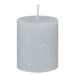 RUSTIC - κερί 6,8 x 8 cm, γκρι ανοιχτό