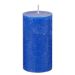 RUSTIC - κερί 6,8 x 13 cm, μπλε ρουά