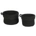 STORE IT - καλάθια σετ 2 τεμαχίων, μαύρο
