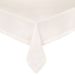 RIGA - τραπεζομάντηλο 100% λινό 160x160cm, λευκό