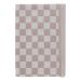 CHECKER STYLE - πετσέτα κουζίνας βαμβακερή, καφέ ανοιχτό