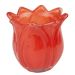 TULIP - κηροπήγιο γυάλινο σε σχήμα τουλίπας, κόκκινο