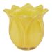 TULIP - κηροπήγιο γυάλινο σε σχήμα τουλίπας, κίτρινο