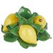 LEMON - κηροπήγιο κεραμικό με λεμόνια, κίτρινο