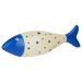 TAVERNA - διακοσμητικό κεραμικό ψάρι 15cm, μπλε