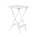 LODGE - mini τραπέζι πτυσσόμενο λευκό FSC ευκάλυπτος
