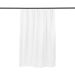 WET WET WET - κουρτίνα μπάνιου λευκή με ρίγες