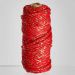 RIBBON - σπάγγος  lurex 25m x Δ4mm red