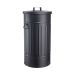 ZINC - κάδος μεταλικός  40 L μαύρο